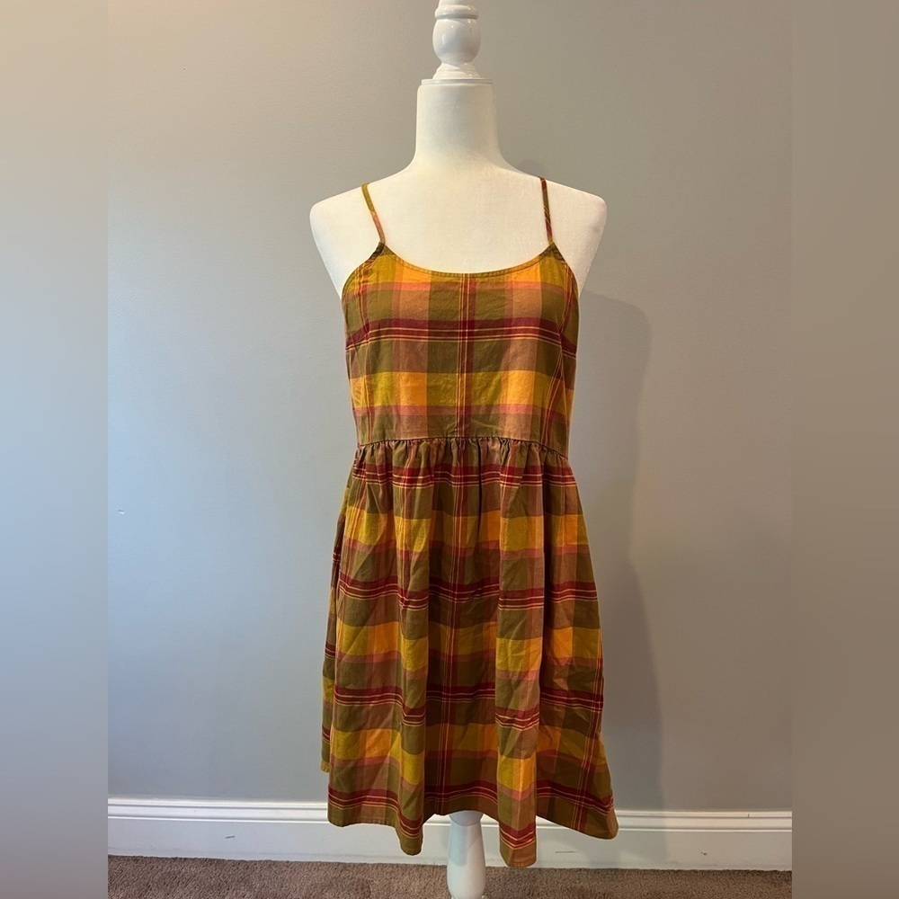 Madewell Plaid Babydoll Cami Dress size small - Picture 8 of 10